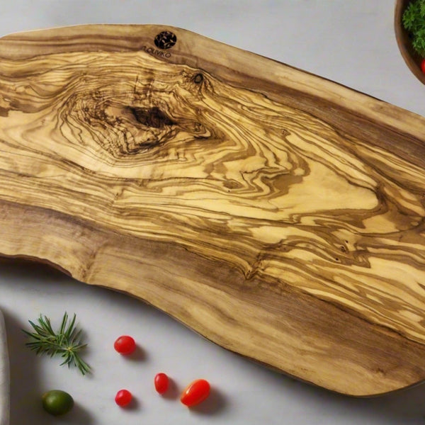 XL Handmade 100% Olive Wood Cutting Board 20 L x 8 W inch / 50 L x W 20cm - oliviko