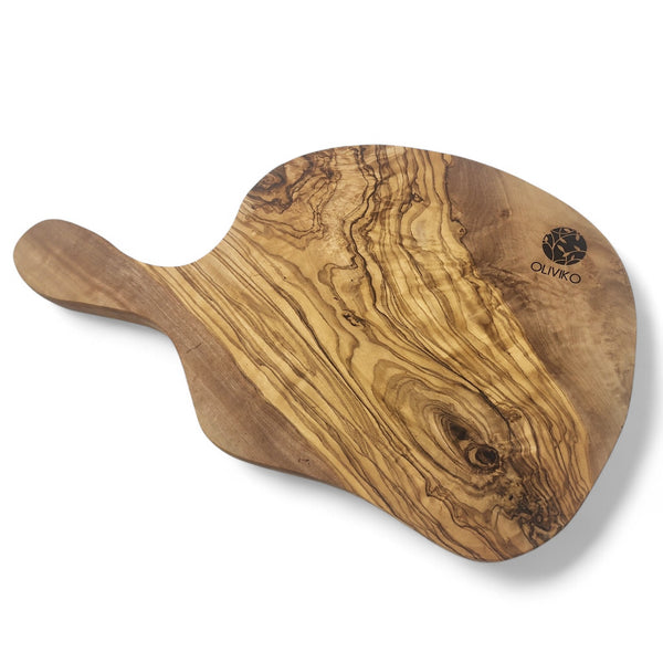 Handmade 100% Olive Wood Cutting Board, Chopping Bread, Fruit, Meat 12.5 L x 7.25 W inch / 30 L x 18 W cm
