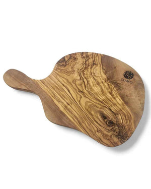 OLIVIKO Olive Chopping Board – Handmade Olive Wood Board 12.5×7.25 in
