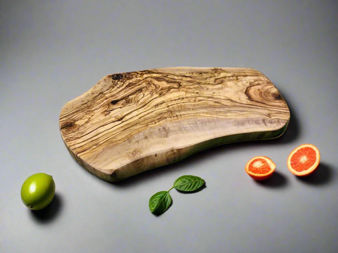 OLIVIKO Handmade 100% Olive Wood Cutting Board 16 L x 8 W  inch / 40 L x W 20cm
