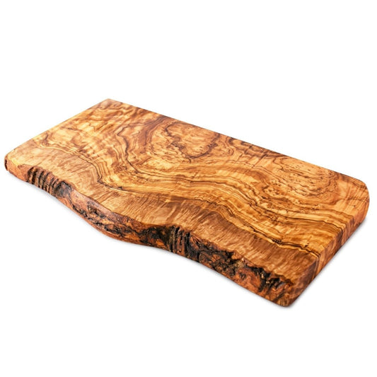 OLIVIKO Rectangular Olive Wood Cutting Board – 40 cm