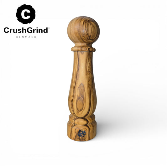 OLIVIKO  Olive Wood Salt & Pepper Grinder mill | CrushGrind® Ceramic 9 inches
