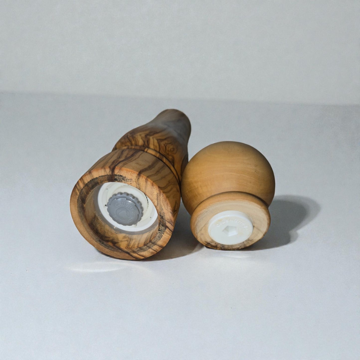 OLIVIKO  Olive Wood Salt & Pepper Grinder mill | CrushGrind® Ceramic 9 inches